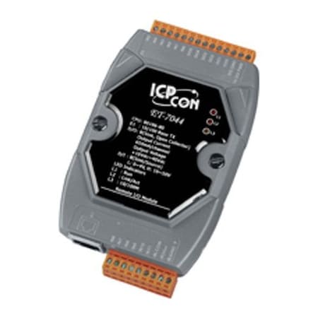 Icp Das 8 points of isolated sink open collector output and 8 points of isolated Input ET-7044